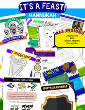 Load image into Gallery viewer, Hanukkah Feast of Dedication Activity Guide: 40+ Lessons &amp; Activities [Digital Download]
