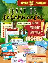 Load image into Gallery viewer, Feast of Tabernacles & Day of Atonement Lesson Plan and Activities Bundle