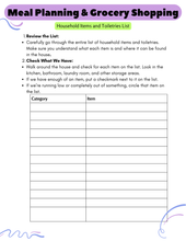 Load image into Gallery viewer, Teamwork Toolkit: Meal Prep and Shopping