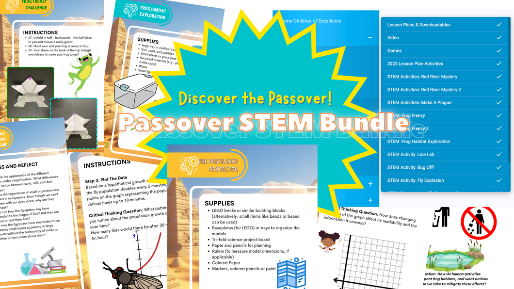 2024 Passover Play & Learn Bundle with STEM Activities