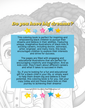 Load image into Gallery viewer, Big Dreams Coloring Book
