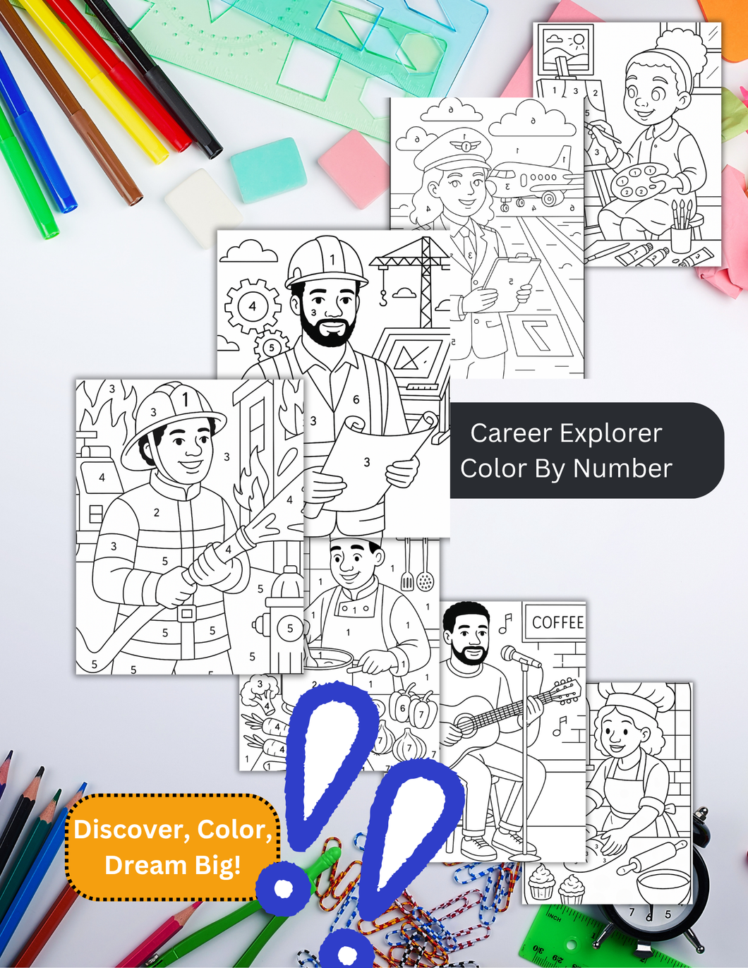Career Explorer Color By Number