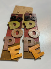 Load image into Gallery viewer, Handpainted &quot;So Dope&quot; Earrings
