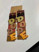 Load image into Gallery viewer, Handpainted &quot;So Dope&quot; Earrings
