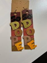 Load image into Gallery viewer, Handpainted &quot;So Dope&quot; Earrings
